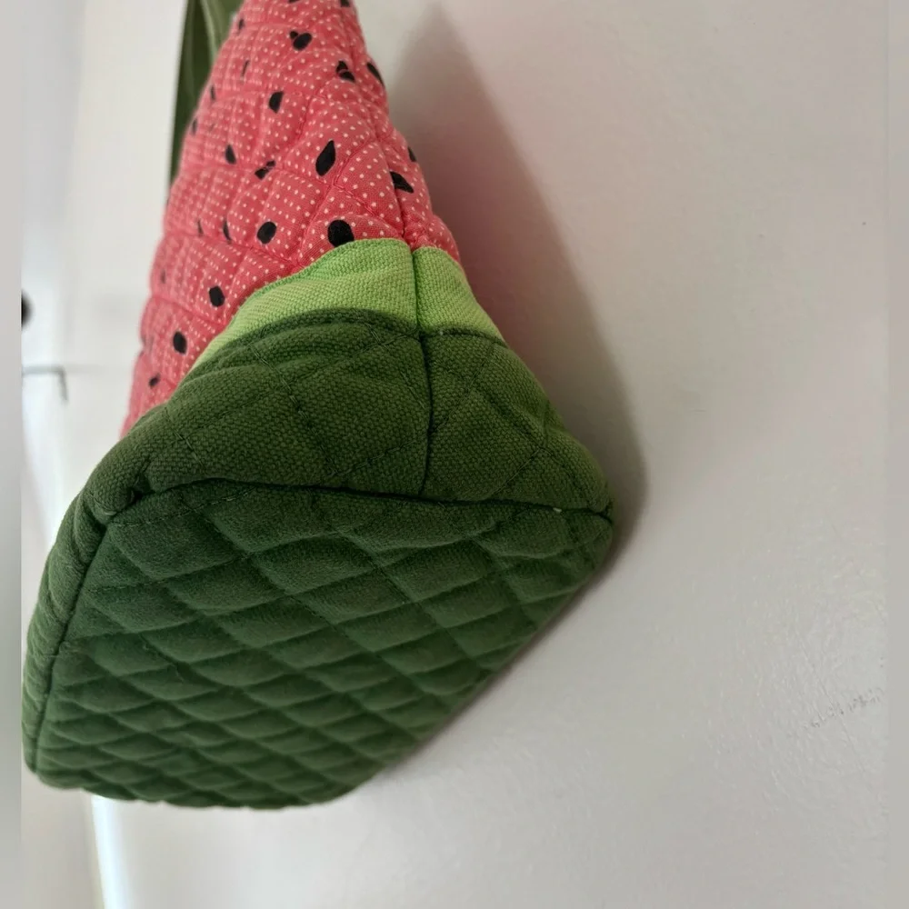 Vintage Longaberger Watermelon Hand Bag Purse Summer Tote - Picture 10 of 10